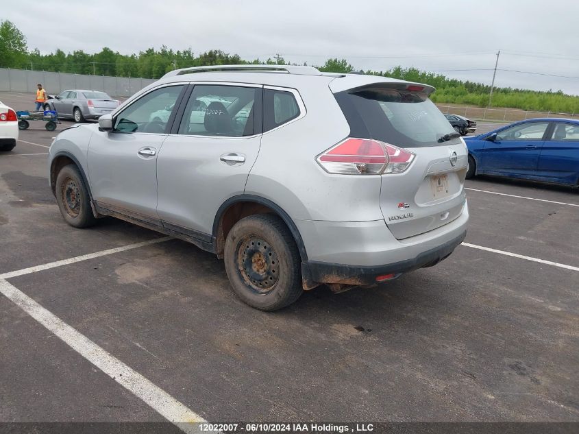 2014 Nissan Rogue S/Sl/Sv VIN: 5N1AT2MV2EC829764 Lot: 12022007