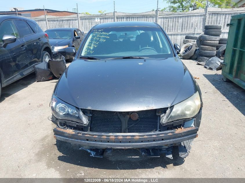 2009 Subaru Impreza 2.5I VIN: JF1GH61699H819378 Lot: 12022009