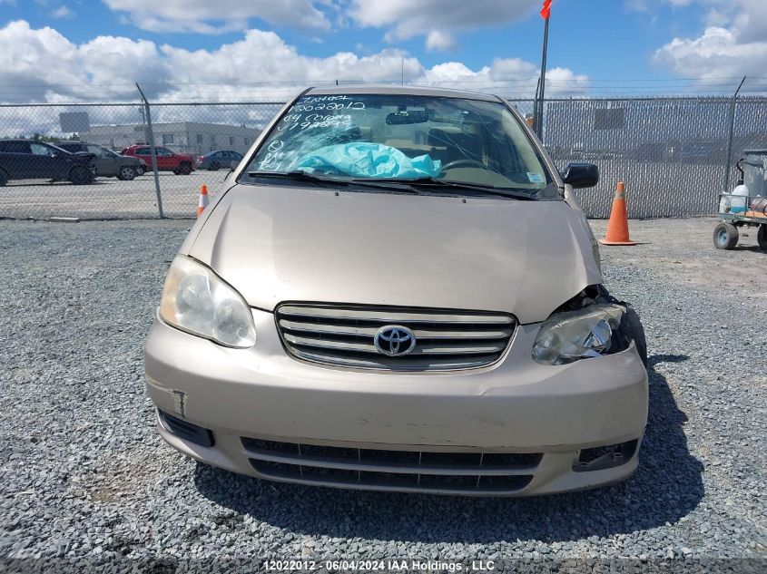 2004 Toyota Corolla Ce/Le/S VIN: 2T1BR32E44C792299 Lot: 12022012