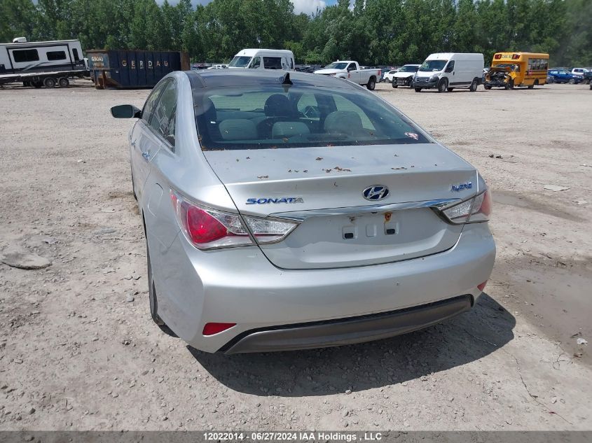 2012 Hyundai Sonata Hybrid VIN: KMHEC4A46CA060378 Lot: 12022014