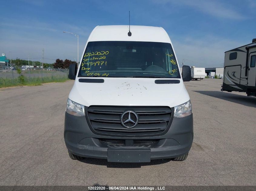 2022 Mercedes-Benz Sprinter VIN: W1Y4DCHY9NP454971 Lot: 12022020