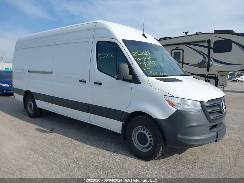 2022 Mercedes-Benz Sprinter VIN: W1Y4DCHY9NP454971 Lot: 12022020