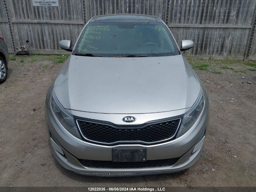 2014 Kia Optima VIN: KNAGM4A76E5468229 Lot: 12022035