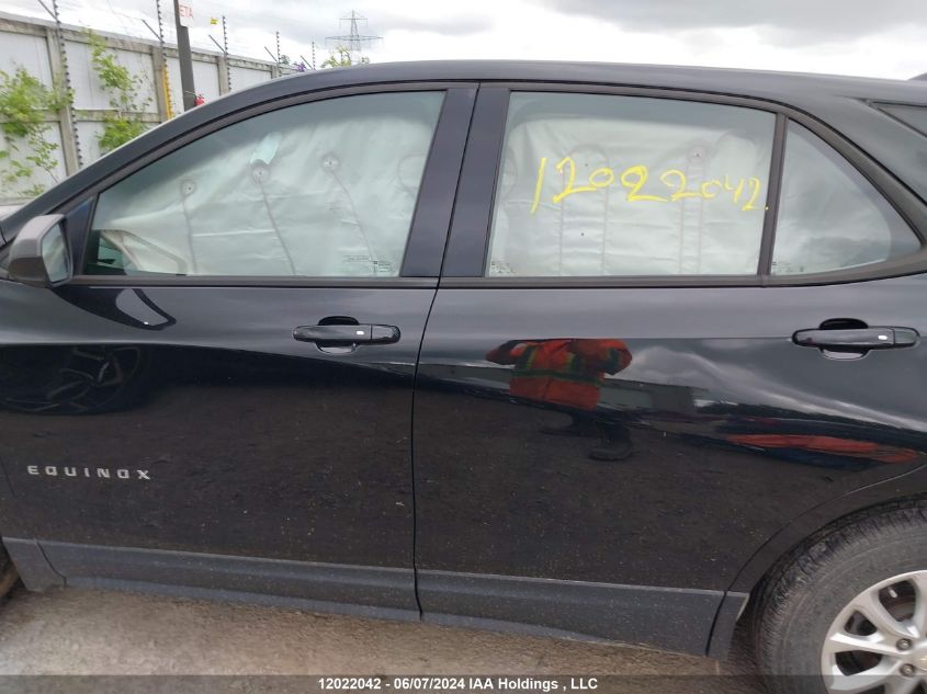 2018 Chevrolet Equinox Ls VIN: 2GNAXHEV0J6169339 Lot: 12022042