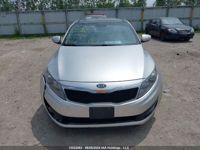 2011 Kia Optima Ex/Sx VIN: KNAGN4A70B5215688 Lot: 12022063