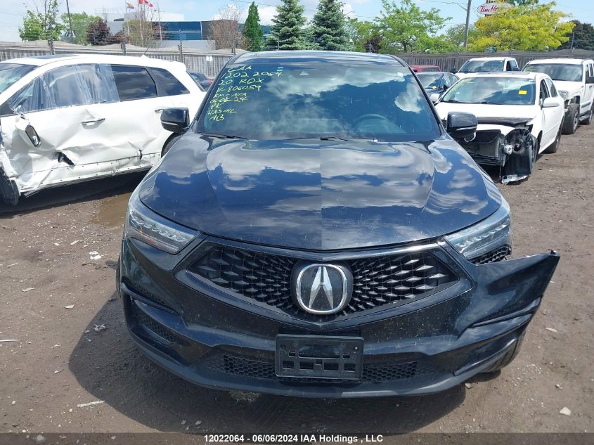 2020 Acura Rdx VIN: 5J8TC2H60LL806059 Lot: 12022064