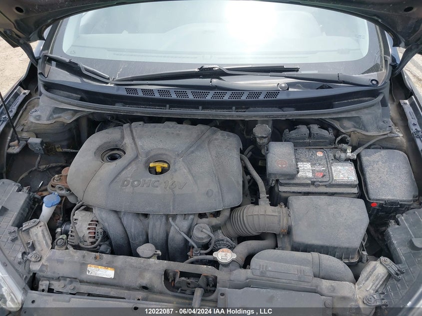 2013 Hyundai Elantra Gl VIN: 5NPDH4AE6DH384967 Lot: 12022087