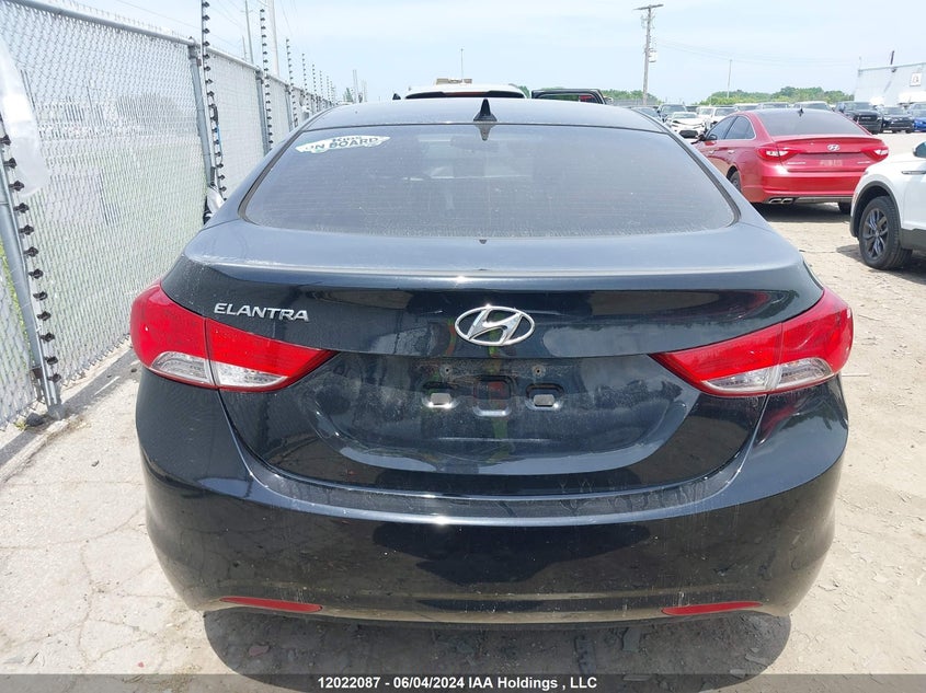 2013 Hyundai Elantra Gl VIN: 5NPDH4AE6DH384967 Lot: 12022087