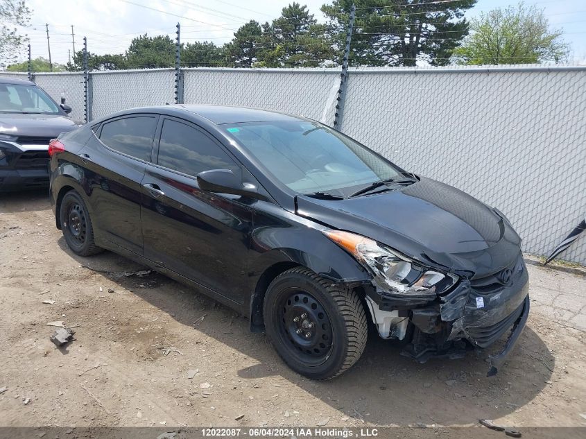 2013 Hyundai Elantra Gl VIN: 5NPDH4AE6DH384967 Lot: 12022087