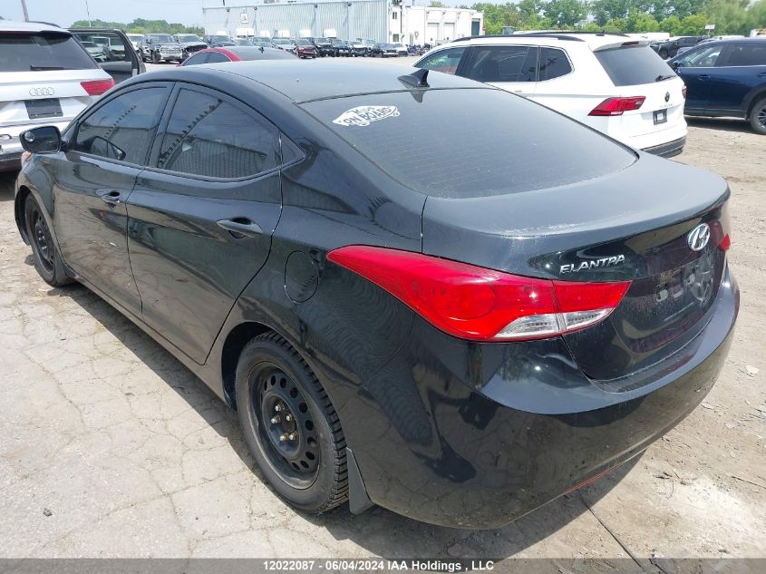 2013 Hyundai Elantra Gl VIN: 5NPDH4AE6DH384967 Lot: 12022087