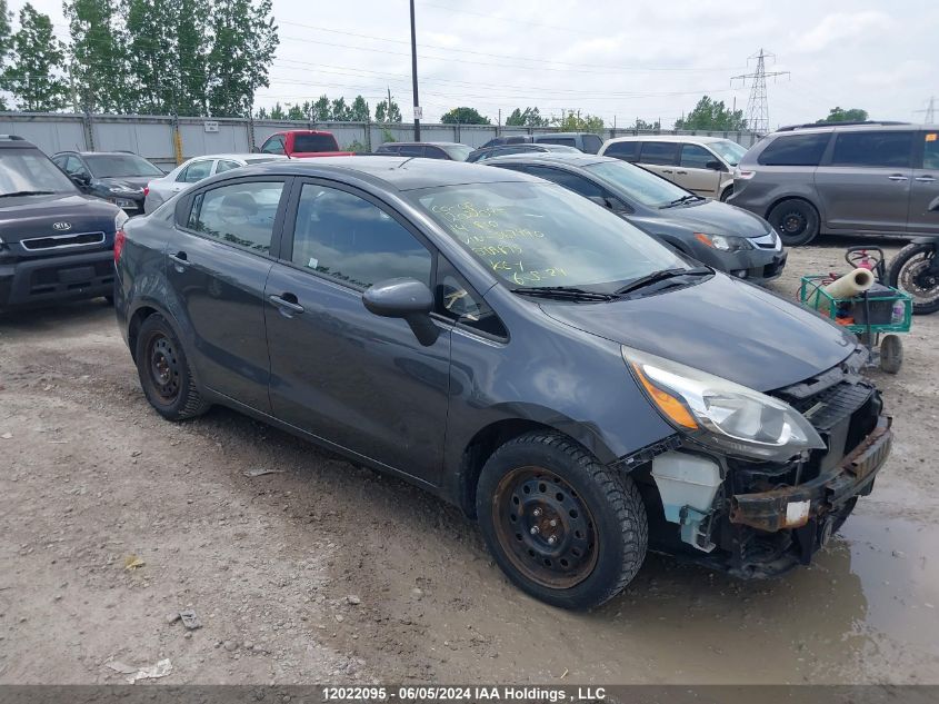 2014 Kia Rio VIN: KNADM4A30E6367990 Lot: 12022095