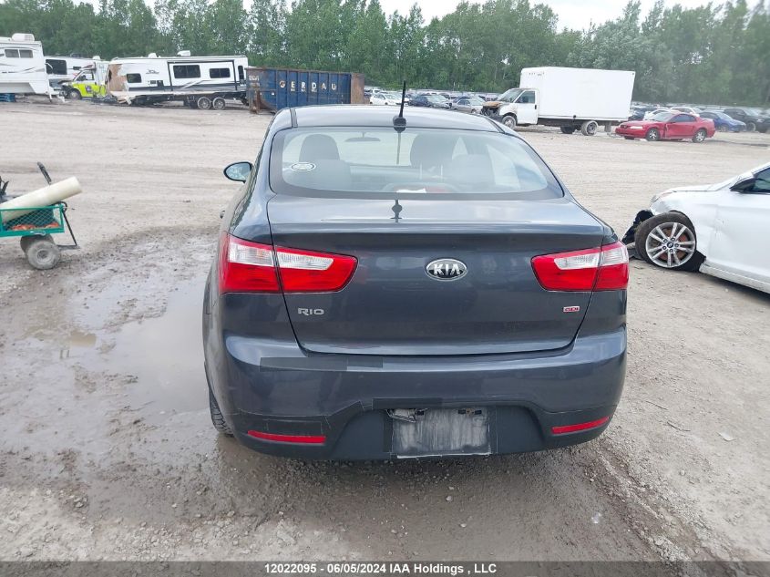 2014 Kia Rio VIN: KNADM4A30E6367990 Lot: 12022095