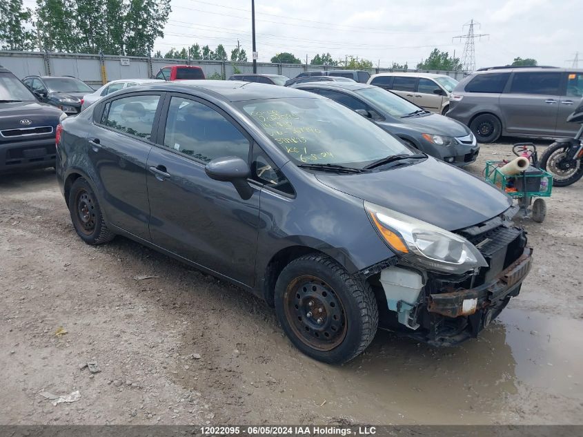 2014 Kia Rio VIN: KNADM4A30E6367990 Lot: 12022095