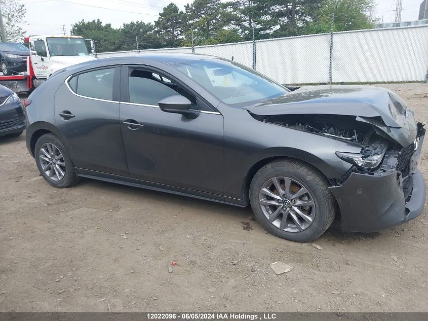 2022 Mazda Mazda3 VIN: JM1BPAK70N1511682 Lot: 12022096