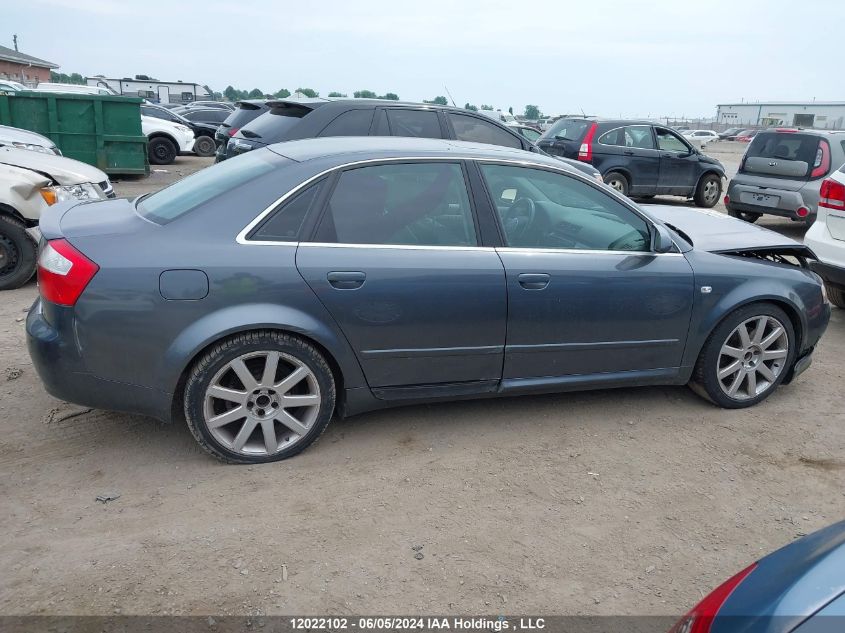 2005 Audi A4 3.0 Quattro/Special VIN: WAULT68E75A124174 Lot: 12022102