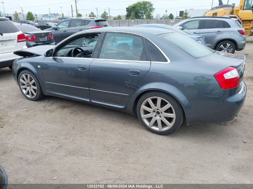 2005 Audi A4 3.0 Quattro/Special VIN: WAULT68E75A124174 Lot: 12022102