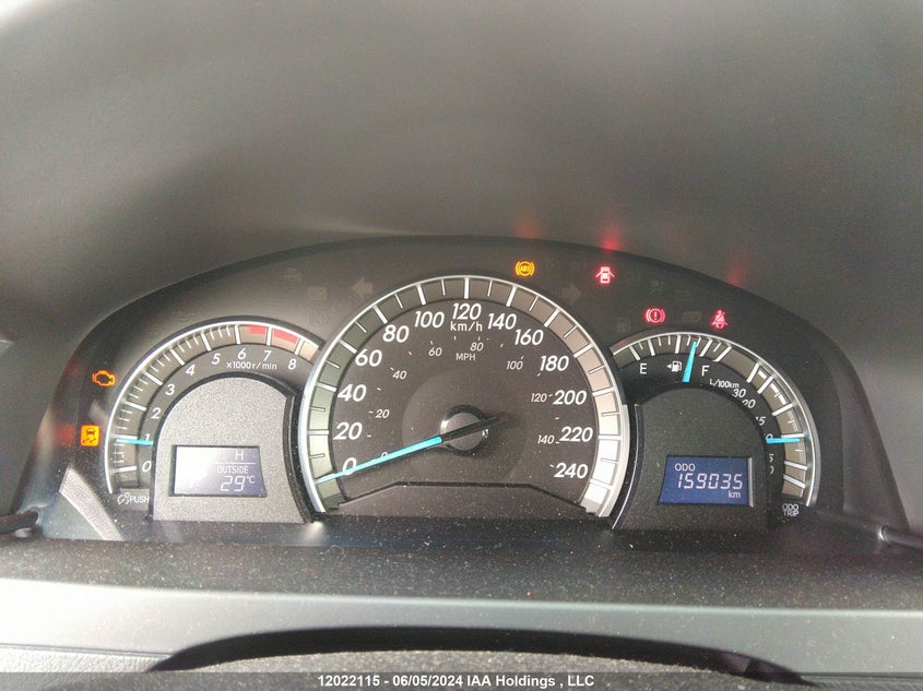 2012 Toyota Camry Se/Xle VIN: 4T1BK1FK6CU005360 Lot: 12022115