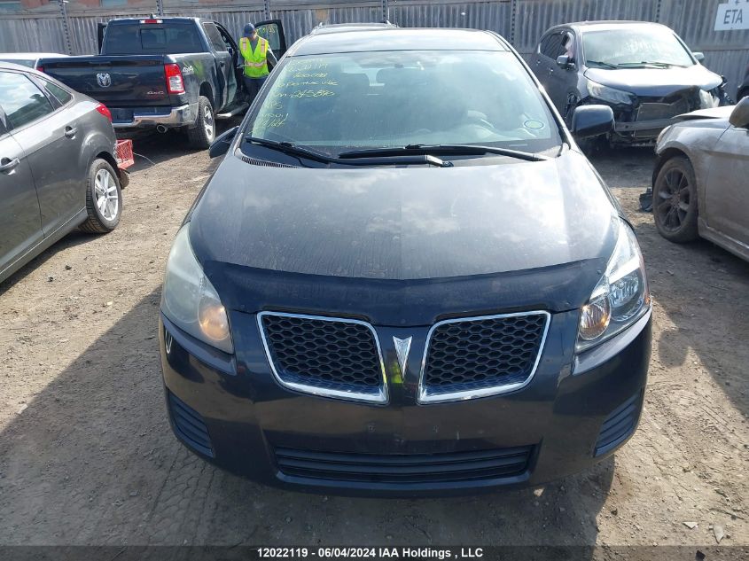 2010 Pontiac Vibe VIN: 5Y2SP6E8XAZ400098 Lot: 12022119