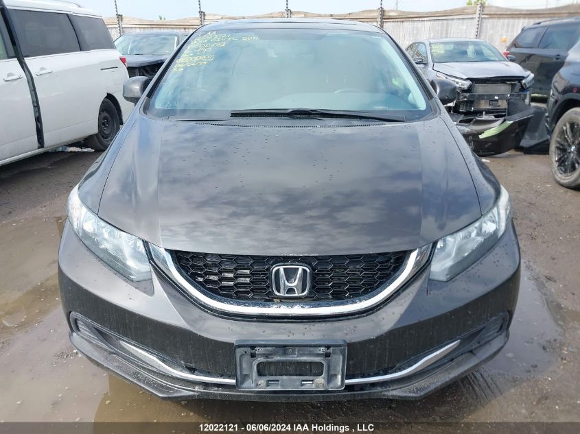 2013 Honda Civic Sdn VIN: 2HGFB2F57DH002673 Lot: 12022121