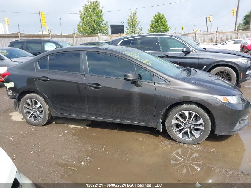 2013 Honda Civic Sdn VIN: 2HGFB2F57DH002673 Lot: 12022121