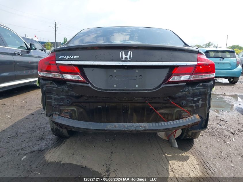 2013 Honda Civic Sdn VIN: 2HGFB2F57DH002673 Lot: 12022121