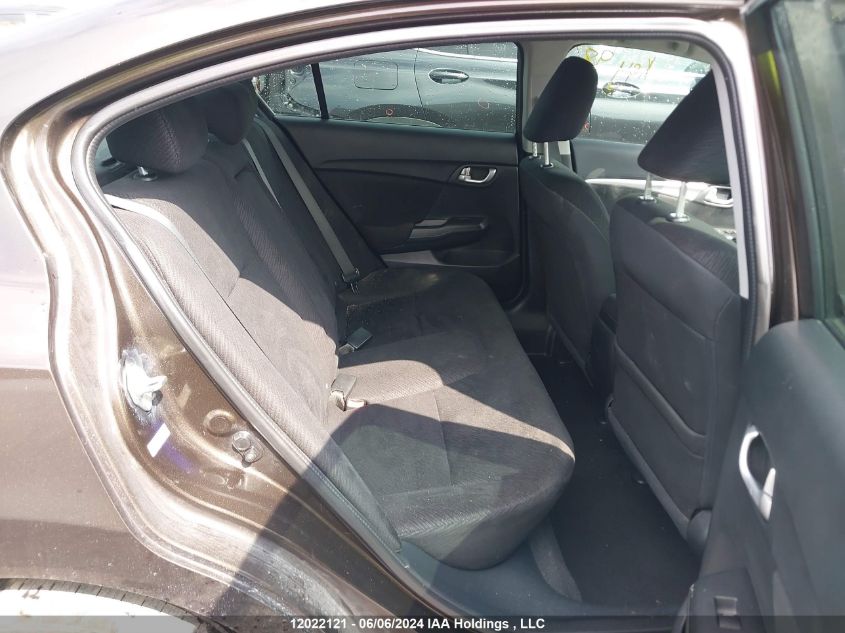 2013 Honda Civic Sdn VIN: 2HGFB2F57DH002673 Lot: 12022121