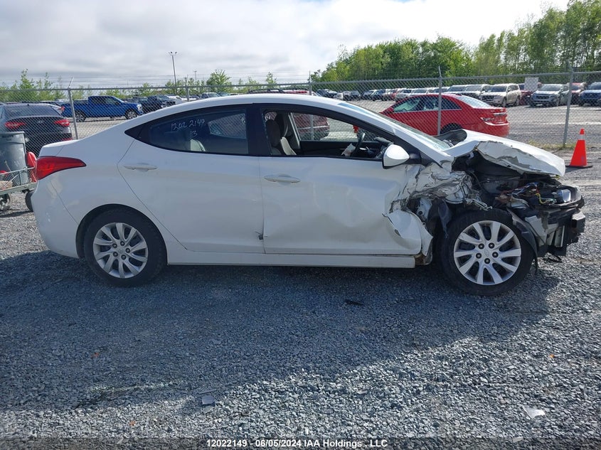 2013 Hyundai Elantra Gl VIN: 5NPDH4AE1DH162532 Lot: 12022149