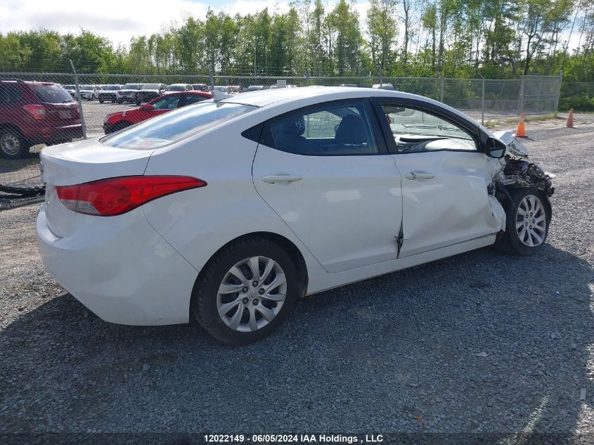 2013 Hyundai Elantra Gl VIN: 5NPDH4AE1DH162532 Lot: 12022149