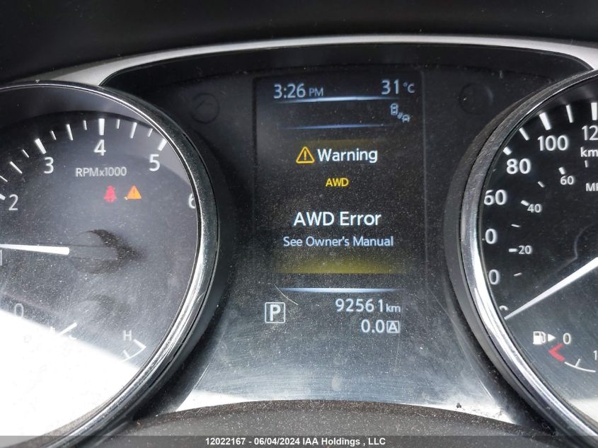 2016 Nissan Rogue VIN: 5N1AT2MV0GC896544 Lot: 12022167