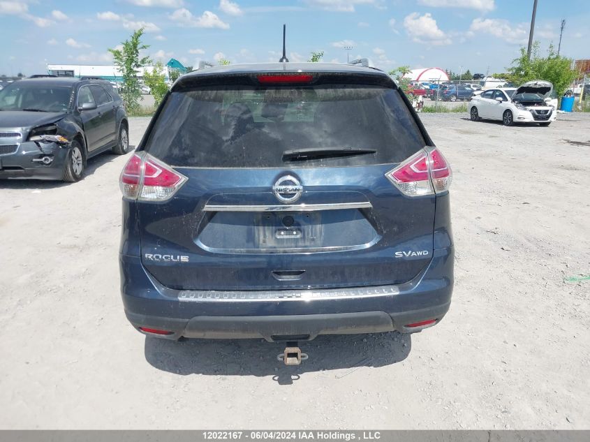 2016 Nissan Rogue VIN: 5N1AT2MV0GC896544 Lot: 12022167