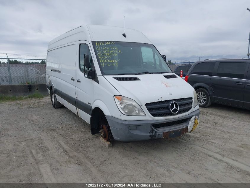 2010 Mercedes-Benz Sprinter 2500 VIN: WD3BE8CB5A5498457 Lot: 12022172