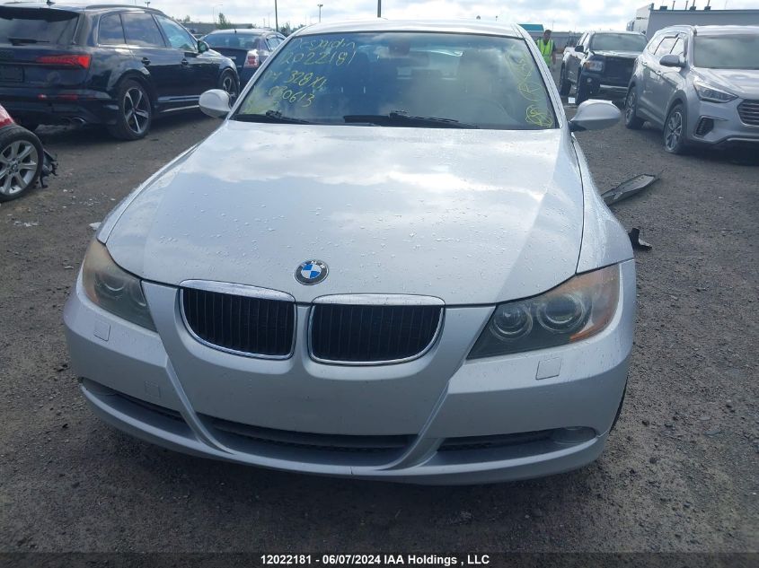 2007 BMW 328 Xi VIN: WBAVC935X7K030613 Lot: 12022181
