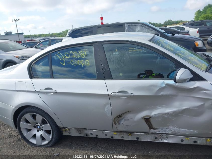 2007 BMW 328 Xi VIN: WBAVC935X7K030613 Lot: 12022181