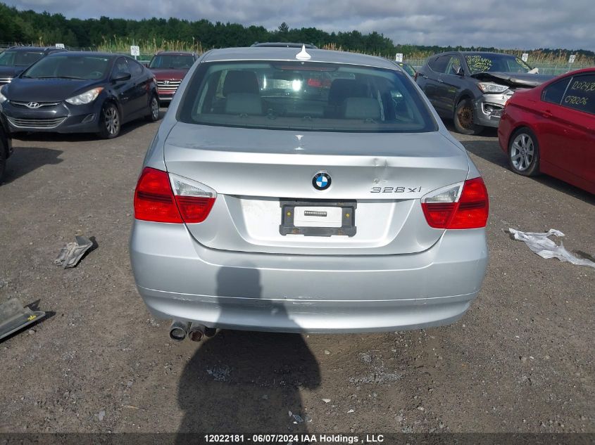 2007 BMW 328 Xi VIN: WBAVC935X7K030613 Lot: 12022181