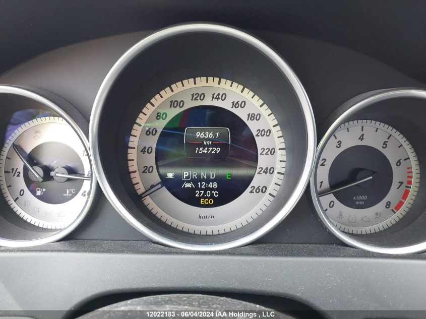 2013 Mercedes-Benz C-Class VIN: WDDGF8AB9DA798404 Lot: 12022183