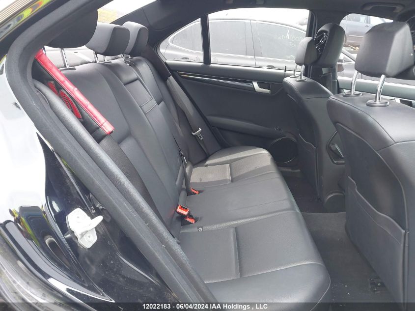 2013 Mercedes-Benz C-Class VIN: WDDGF8AB9DA798404 Lot: 12022183