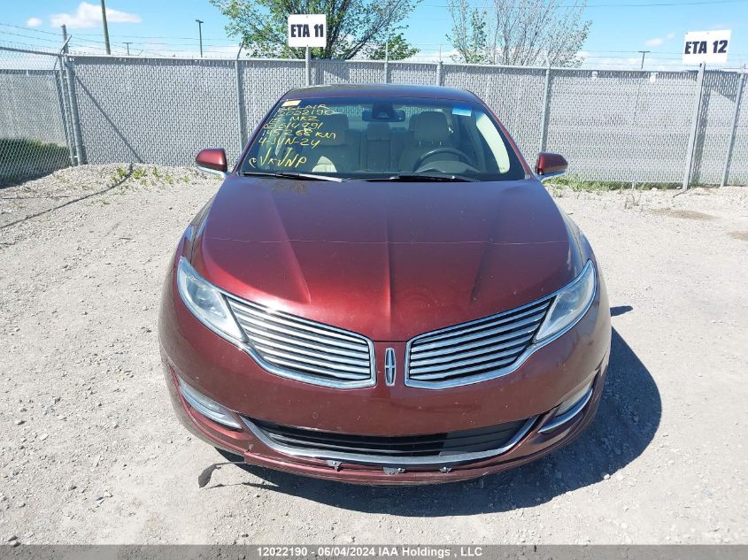 2015 Lincoln Mkz VIN: 3LN6L2JK0FR614791 Lot: 12022190