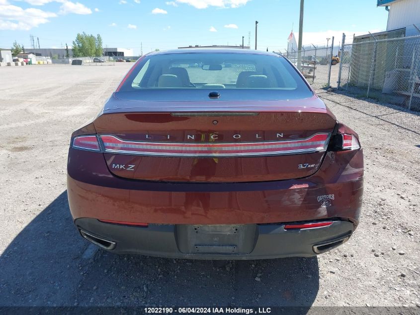 2015 Lincoln Mkz VIN: 3LN6L2JK0FR614791 Lot: 12022190