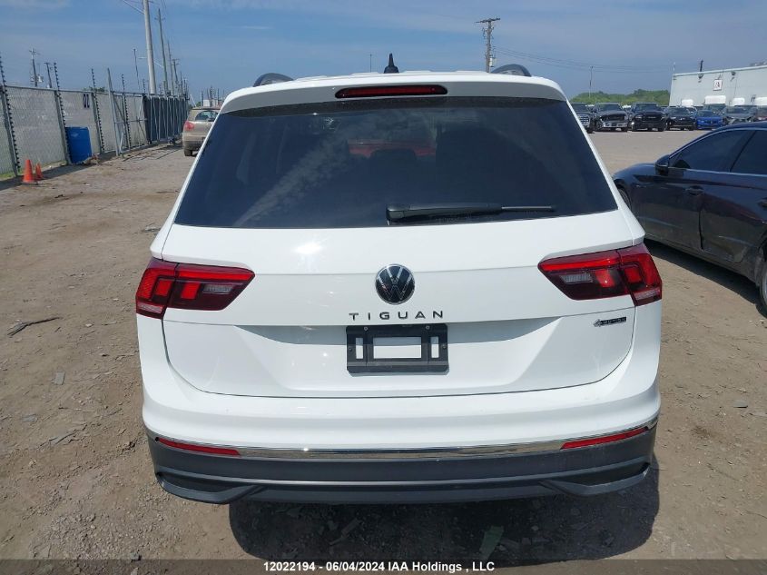 2023 Volkswagen Tiguan Se VIN: 3VVMB7AX3PM084842 Lot: 12022194