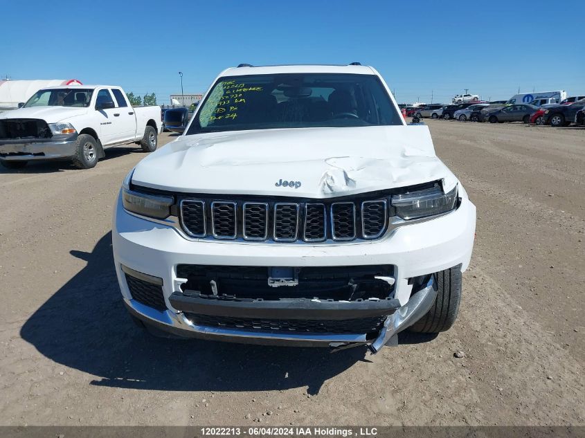 2022 Jeep Grand Cherokee L Limited VIN: 1C4RJKBG8N8550730 Lot: 12022213