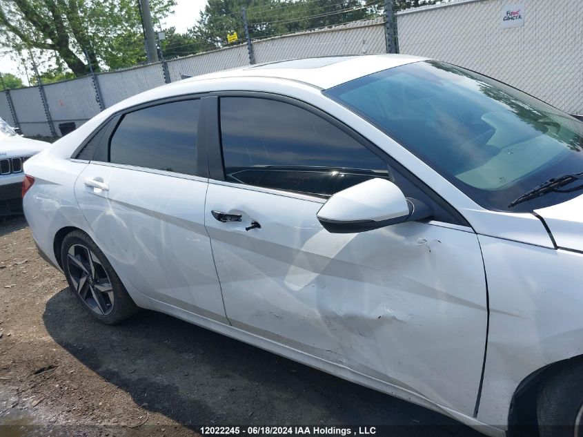 2022 Hyundai Elantra Sel VIN: KMHLN4AG3NU214381 Lot: 12022245