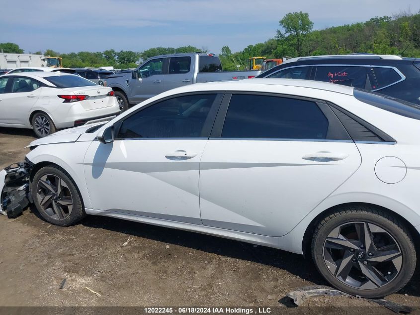 2022 Hyundai Elantra Sel VIN: KMHLN4AG3NU214381 Lot: 12022245