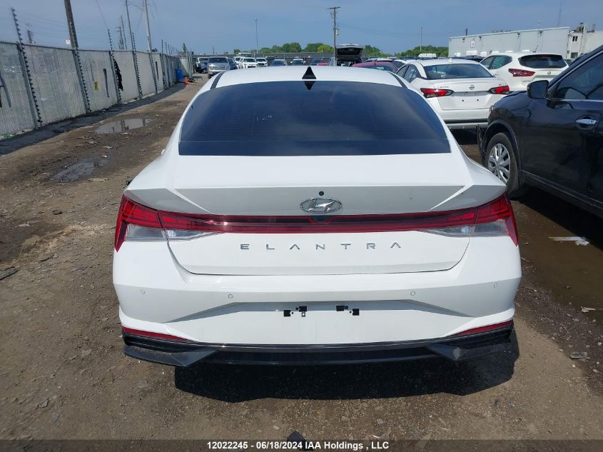 2022 Hyundai Elantra Sel VIN: KMHLN4AG3NU214381 Lot: 12022245