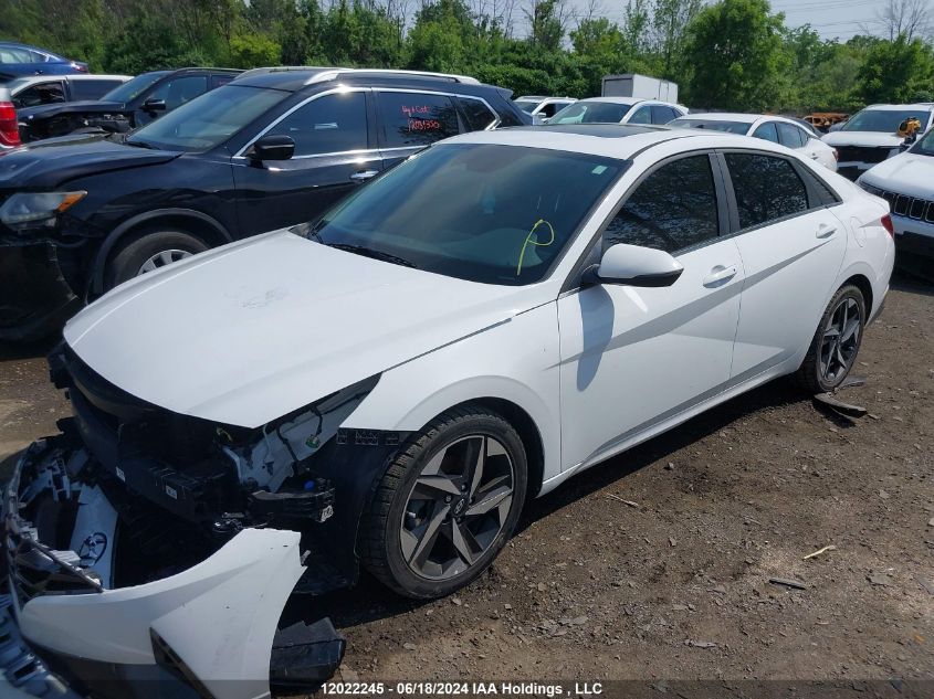 2022 Hyundai Elantra Sel VIN: KMHLN4AG3NU214381 Lot: 12022245