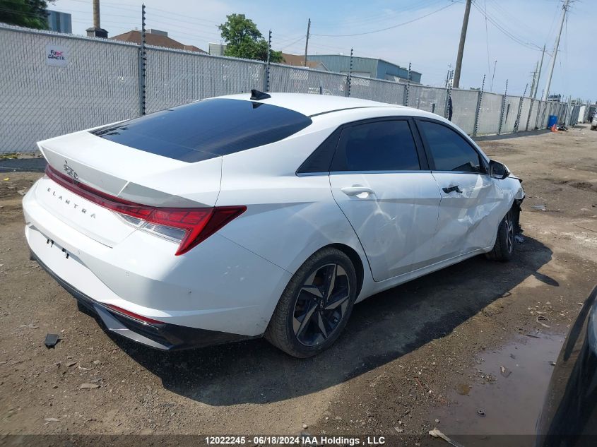 2022 Hyundai Elantra Sel VIN: KMHLN4AG3NU214381 Lot: 12022245