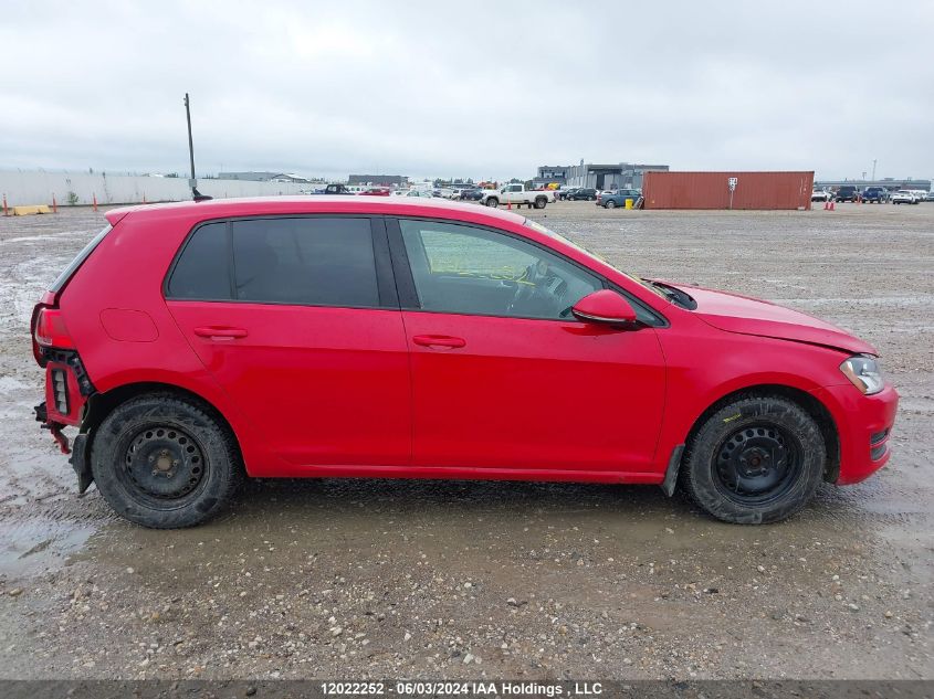 2016 Volkswagen Golf VIN: 3VW117AU1GM046050 Lot: 12022252