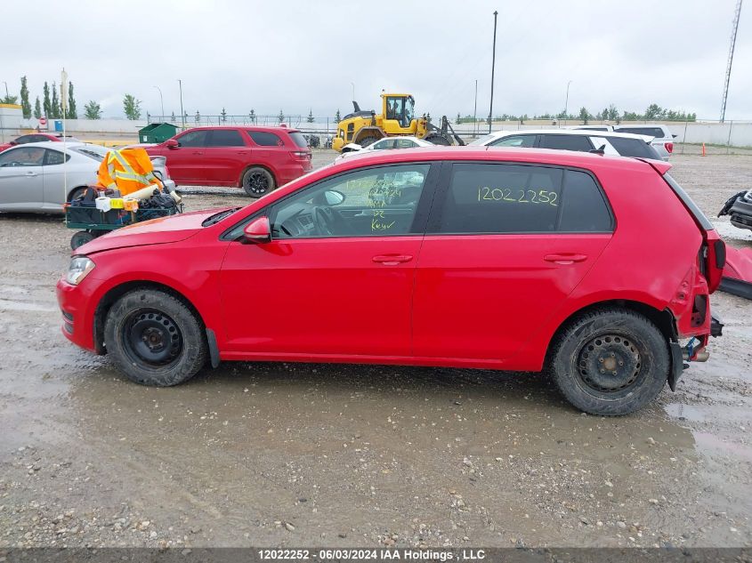 2016 Volkswagen Golf VIN: 3VW117AU1GM046050 Lot: 12022252