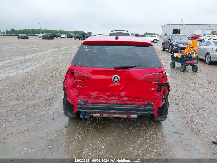 2016 Volkswagen Golf VIN: 3VW117AU1GM046050 Lot: 12022252