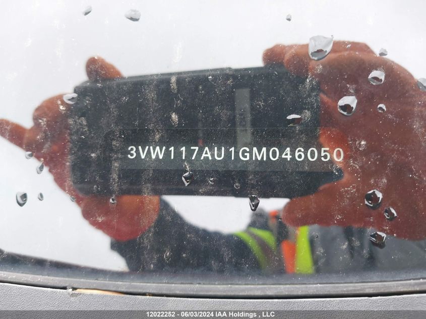 2016 Volkswagen Golf VIN: 3VW117AU1GM046050 Lot: 12022252