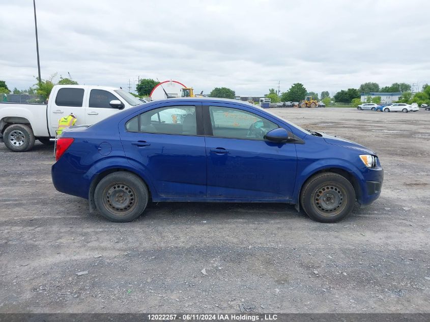 2014 Chevrolet Sonic VIN: 1G1JA5EHXE4180237 Lot: 12022257